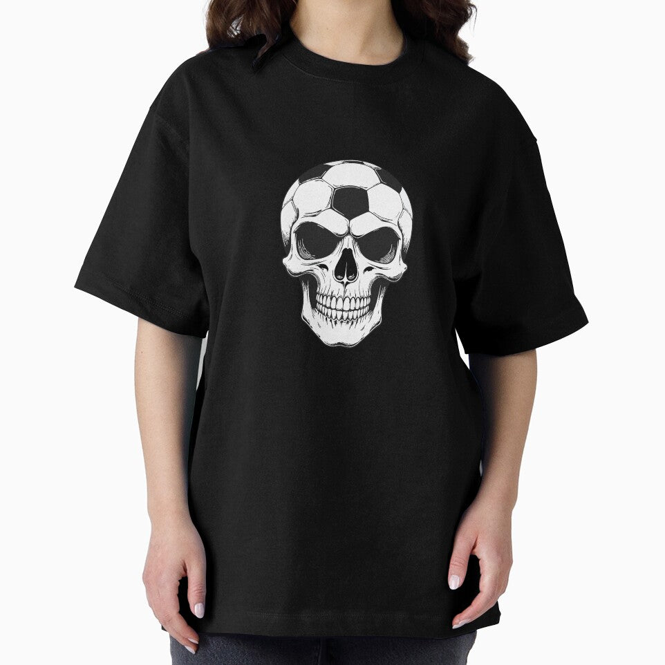Soccer Skull in Goal Net - Dark Soccer Death Goal by SaltCreatives