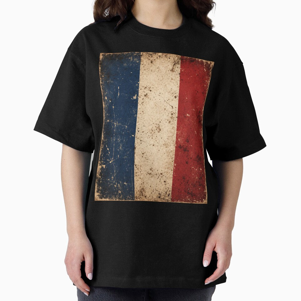 Vintage Distressed French Flag by Junior-Design