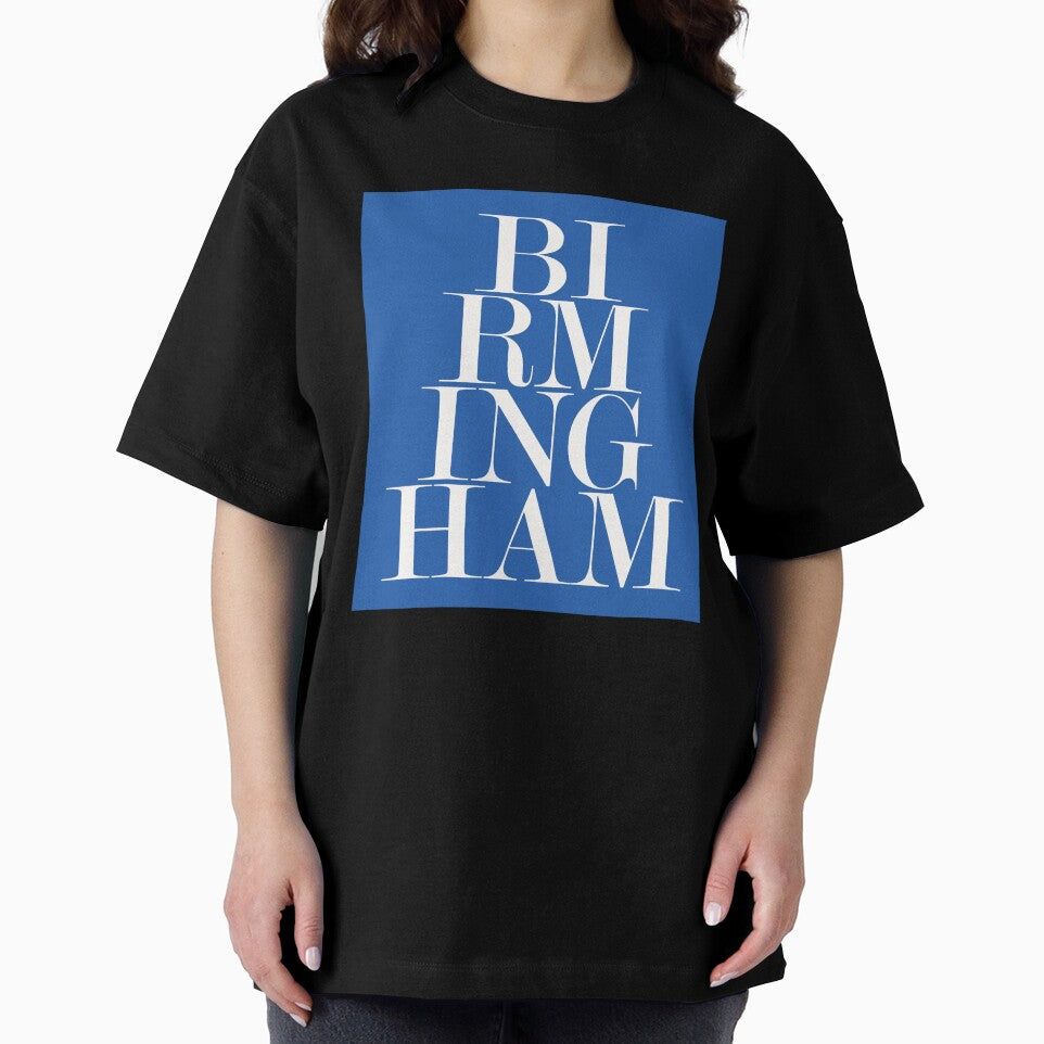 Birmingham UK City Typography Minimalist Artwork by kakarikihill