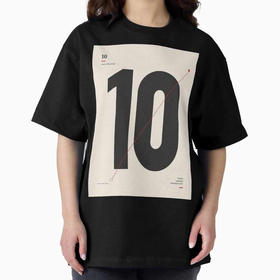 Minimalist Football Number 10 Print, Playmaker Art, Soccer Poster, Sports Decor, Modern Football Illustration by Studio pod Burom