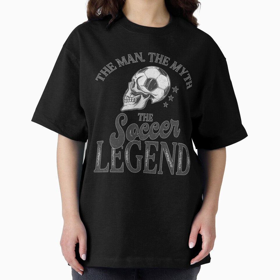 The Man The Myth The Soccer Legend Skull Football Design by haitrieuic96