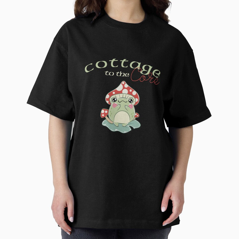 Cottage Core Mushroom Frog by PixelsNBows