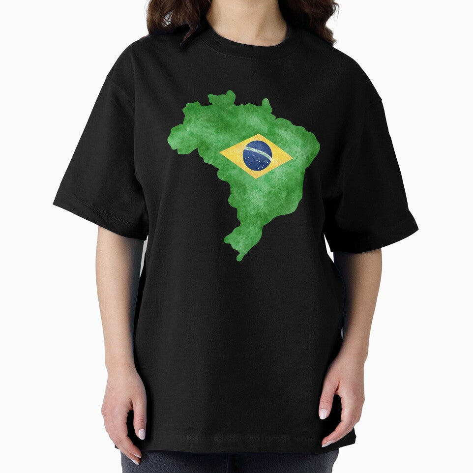 Minimal Brazil Flag Patriotic Aesthetic Design by FunPurchase