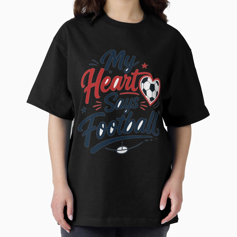 My Heart Says Football Design by StyleLap