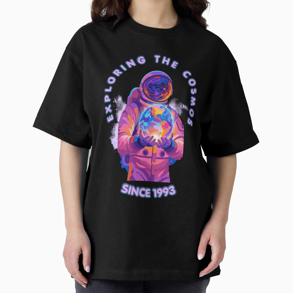 Exploring the Cosmos Since 1993 – Colorful Astronaut Art by MedCanvas