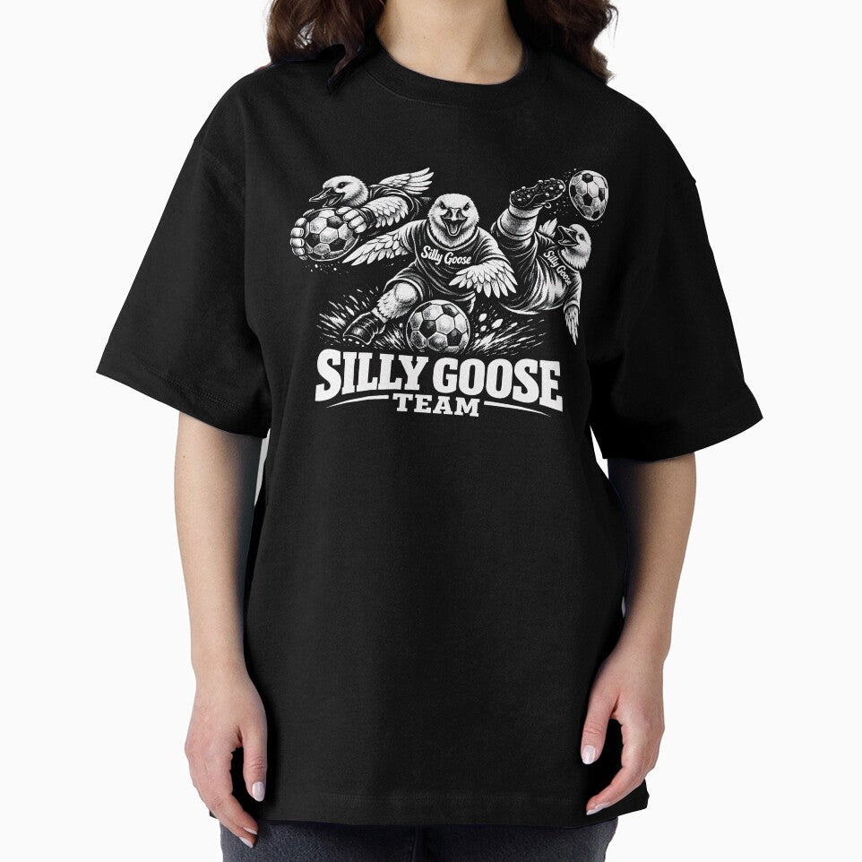 Soccer Sily Goose Player - Football Fan Game Funny Supporter - Minimalist Animal Art by BeaverFriends