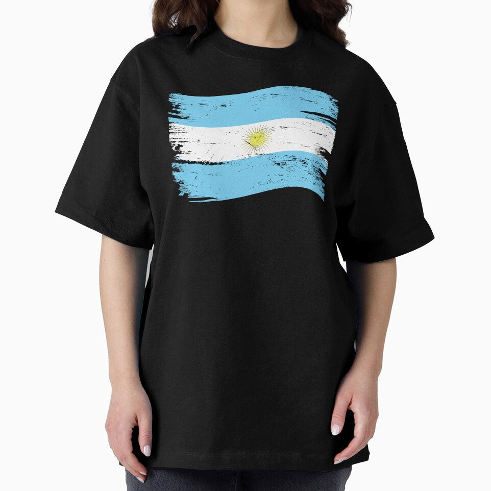 Vintage Flag of Argentina Football Soccer Lovers by Pexilus