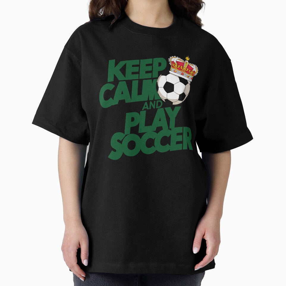 Keep Calm and Play Soccer: Classic Sporty Design | Sports Collection | HahaHandlesHub by HahaHandlesHub