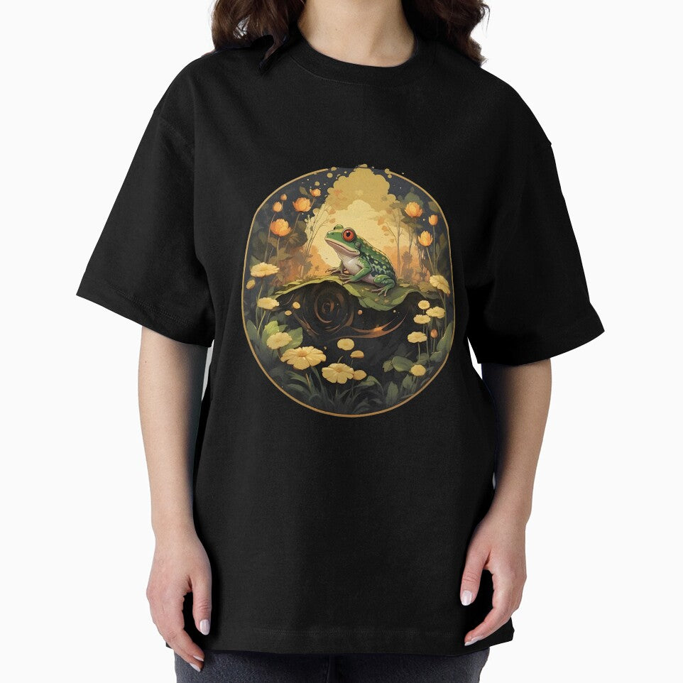 Cottagecore Frog with flowers by Zatch-Bell