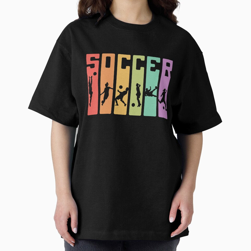 Retro Striped Soccer Design - Alyssa Koerber by Alyssa Koerber