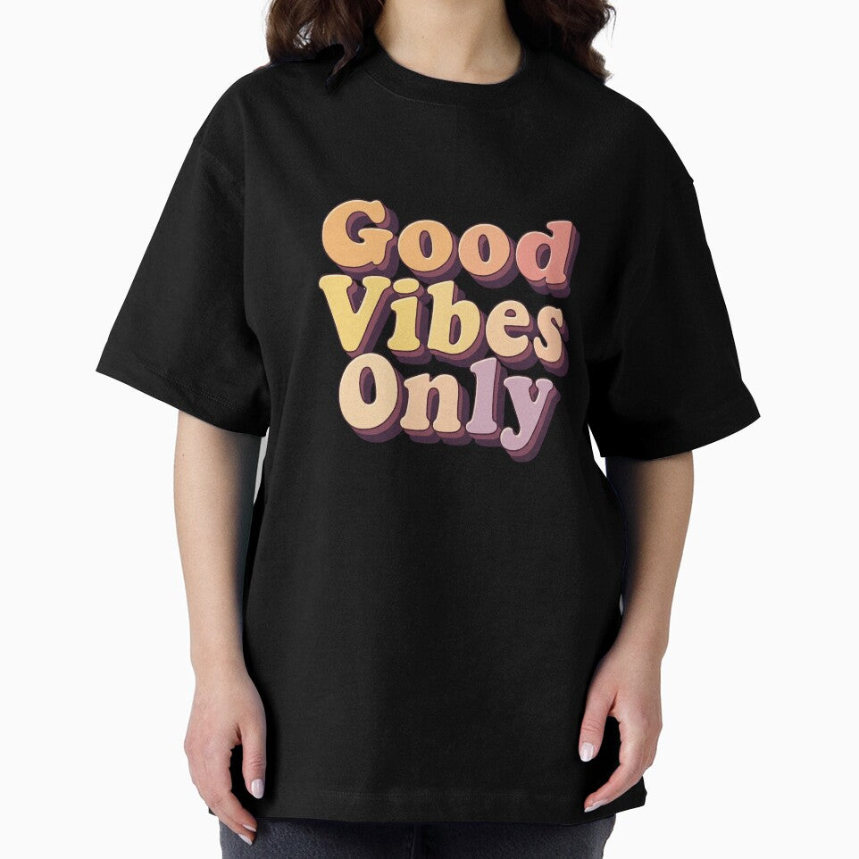 70s groovy good vibes only quote by MrCodeXZ