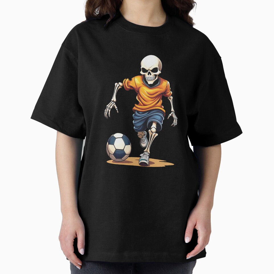 Soccer Football Halloween Skeleton - Spooky Halloween Art by DoraTora