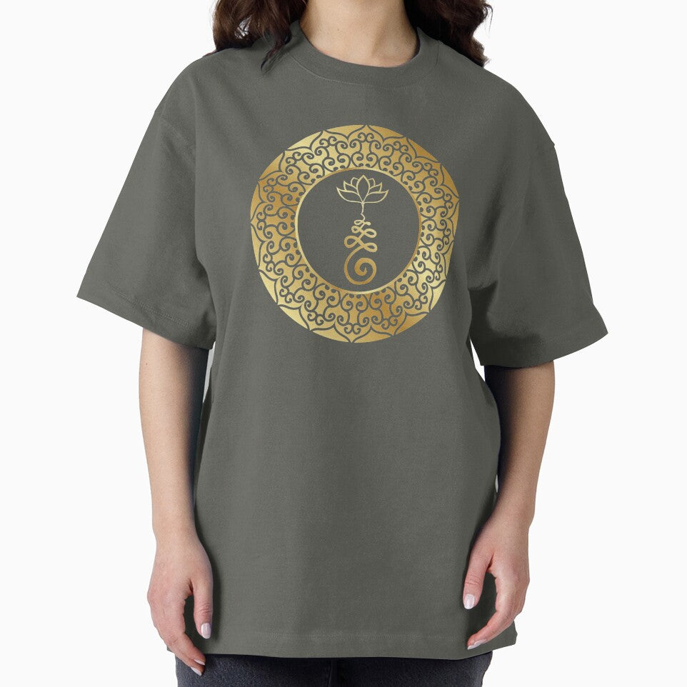 Golden Lotus Mandala by S Cube Design