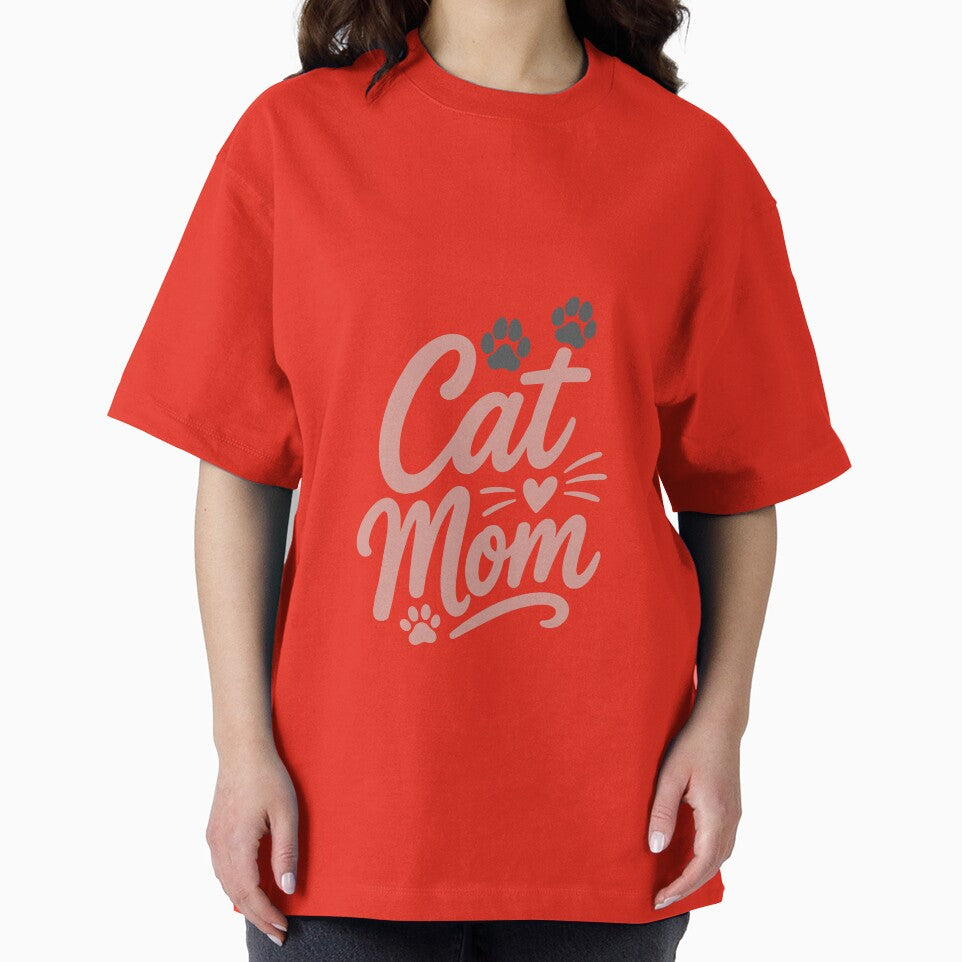 Cat Mom Cute Paw Lover Design by SarahCreativeLab