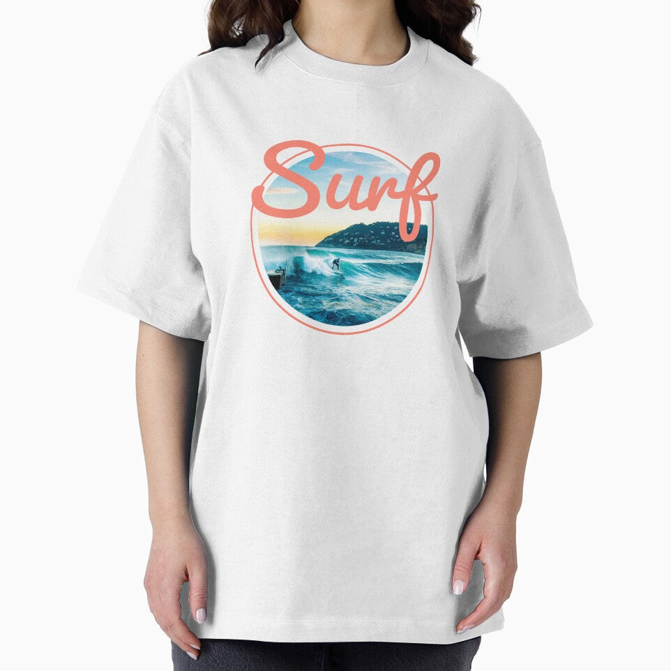SURF - surfing - circle - minimalist by Tropical Blood