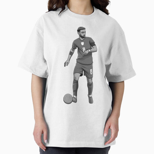 Bruno Fernandes Black and White Version by Aldduardo