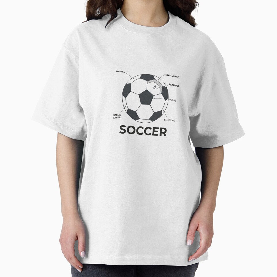 Soccer Ball Anatomy Premium Technical Blueprint Sticker by Mr-wow
