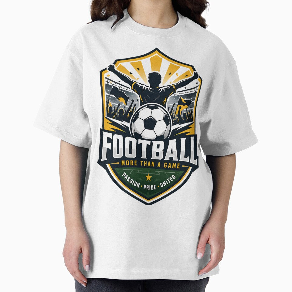 More Than a Game — Soccer Fan Vector Emblem Design by Jandedan