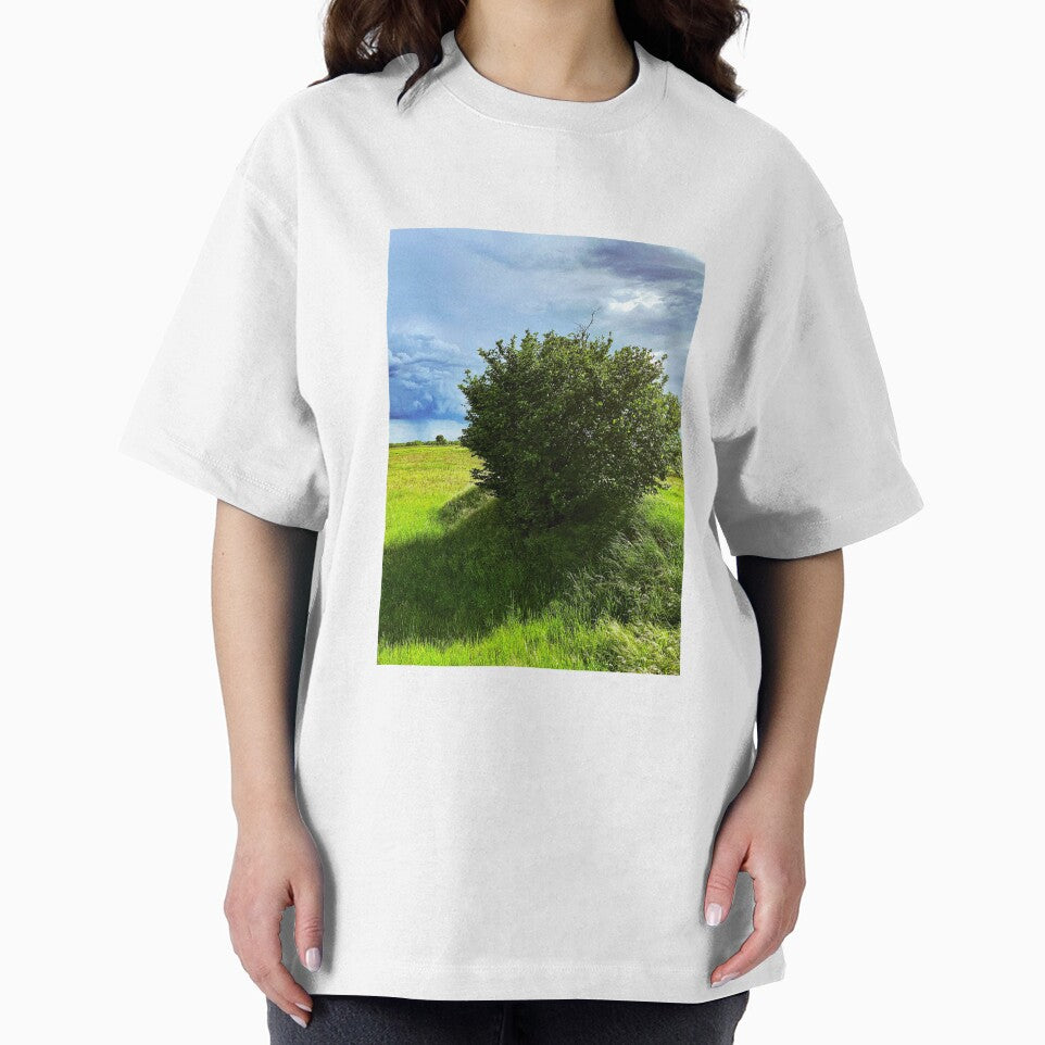 Nature Green Grass Tree Sky Clouds Italian Landscape by eleonoraingrid