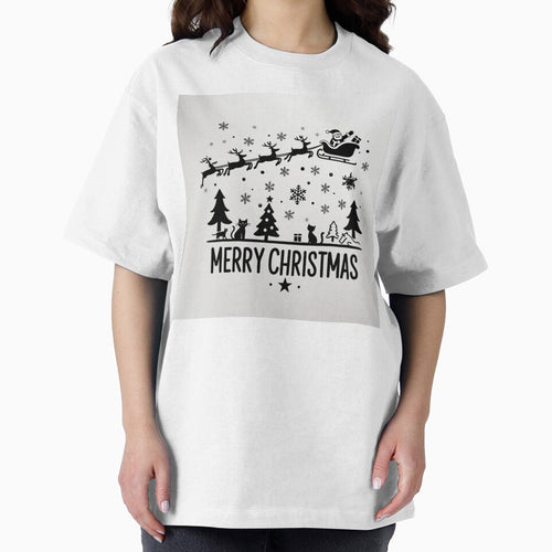 002 Merry Christmas in Black And White by Alexis Art Collection
