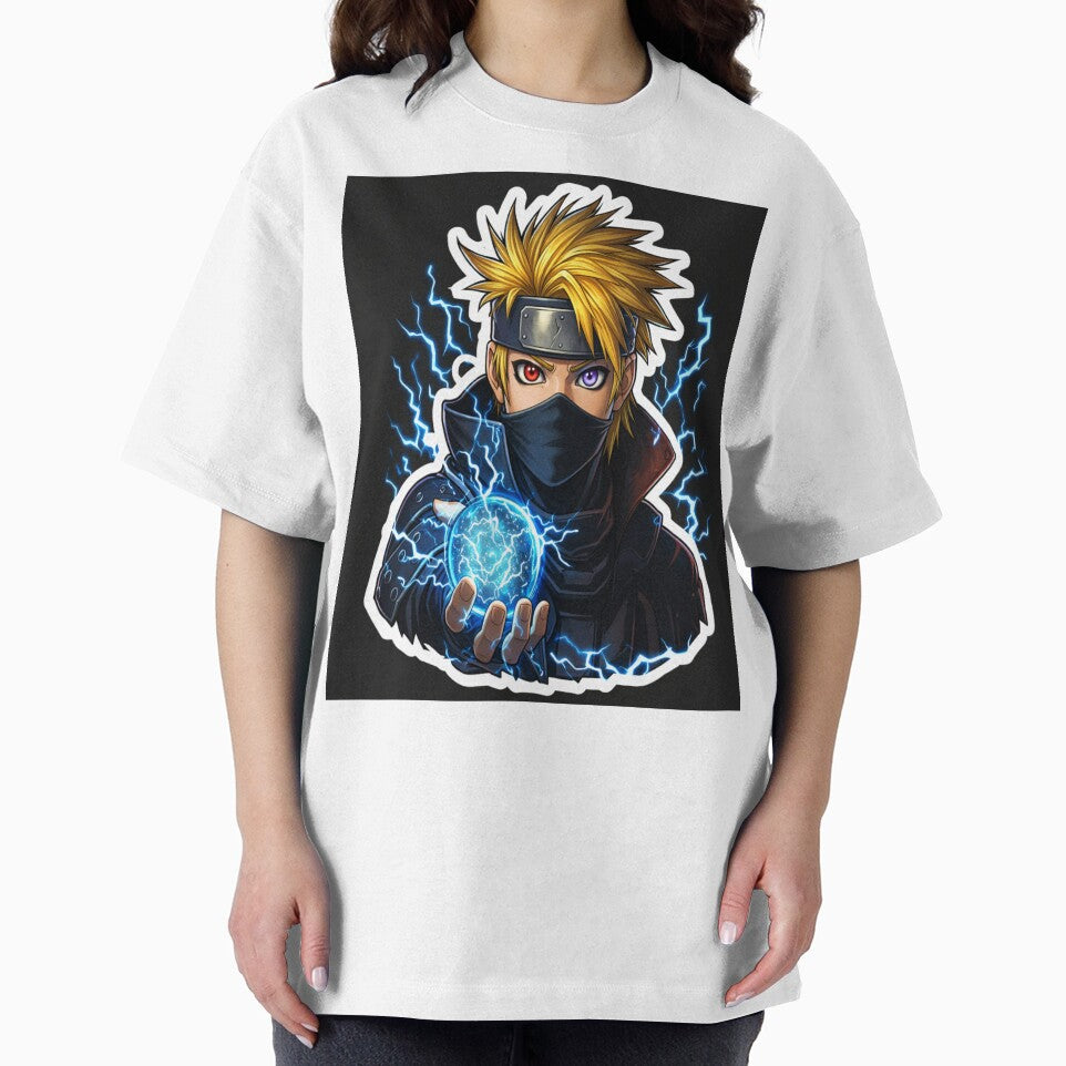 Lightning Ninja Anime Sticker ⚡? | Electric Power Warrior Hoodie Design | Cool Anime Aesthetic Art by SSVSTICKERS