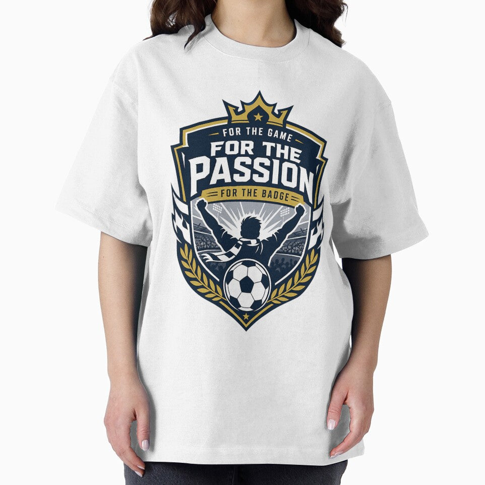 For the Game, For the Passion — Soccer Fan Vector Emblem Design by Jandedan