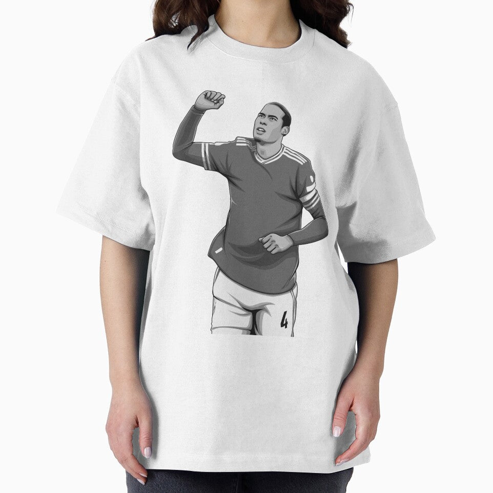 Virgil van Dijk Black and White Version by Aldduardo