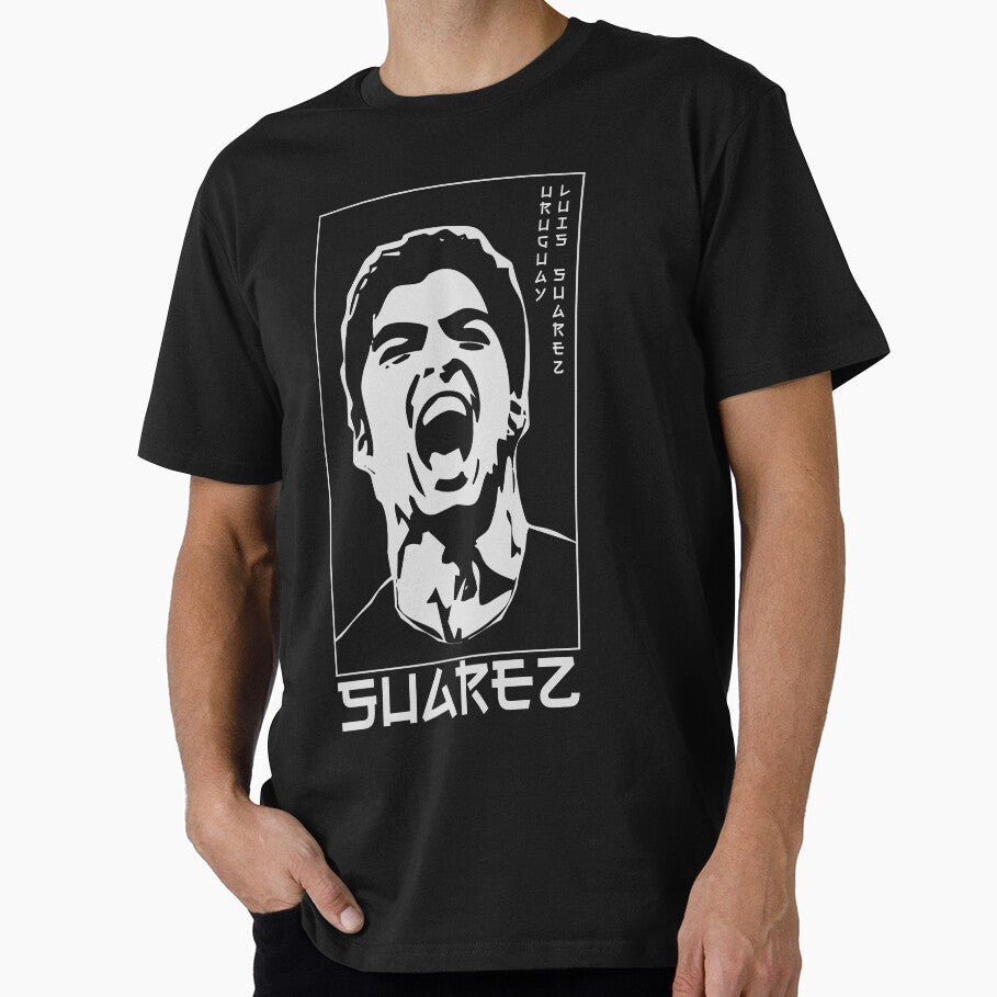 Luis Suarez Japanese Style Portrait art illustration by 442workshop