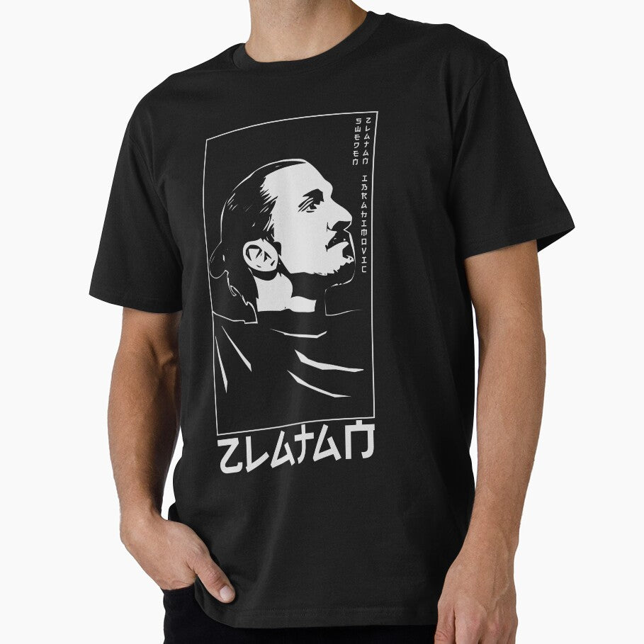 Zlatan Ibrahimovic Japanese Style Portrait art illustration by 442workshop