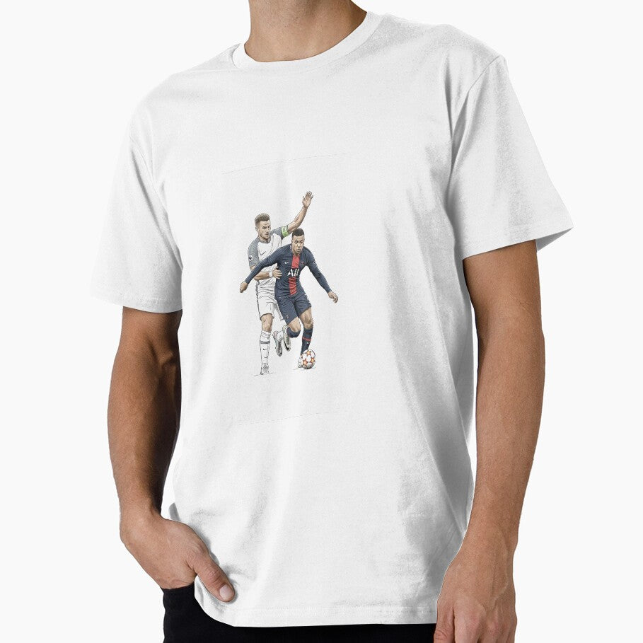 Mbappe minimalist sketch by Kash3f