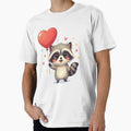 Heart-shaped raccoon by SimonsDesignArt