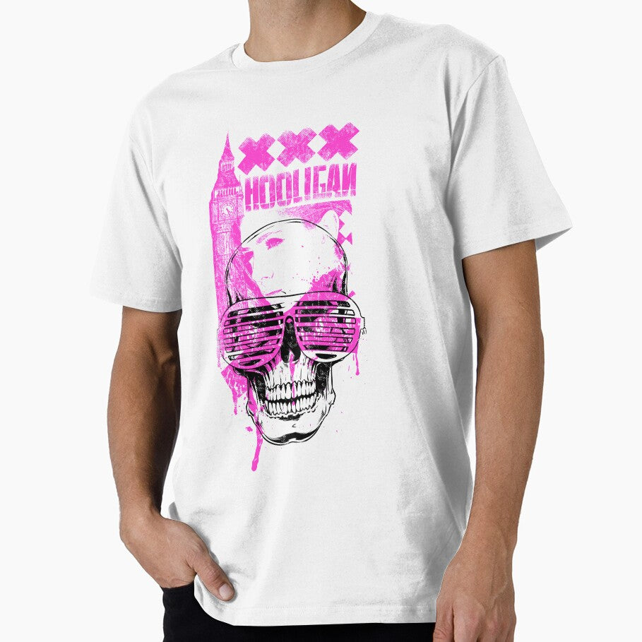 UK HOOLIGAN - English Football Skull Hool Shirt Motive by Super3