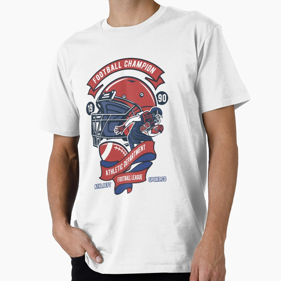 Soccer Champion Athletic Department Retro Soccer T Shirt Design by Sunnyhova