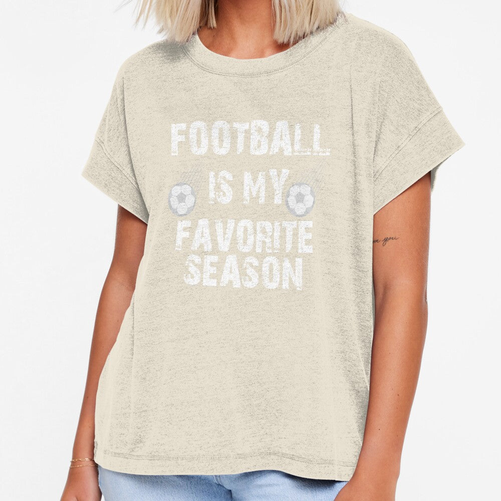 Football Is My Favorite Season - Bold Soccer Fan Design by WanderlandCen