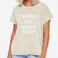 Football Is My Favorite Season - Bold Soccer Fan Design by WanderlandCen