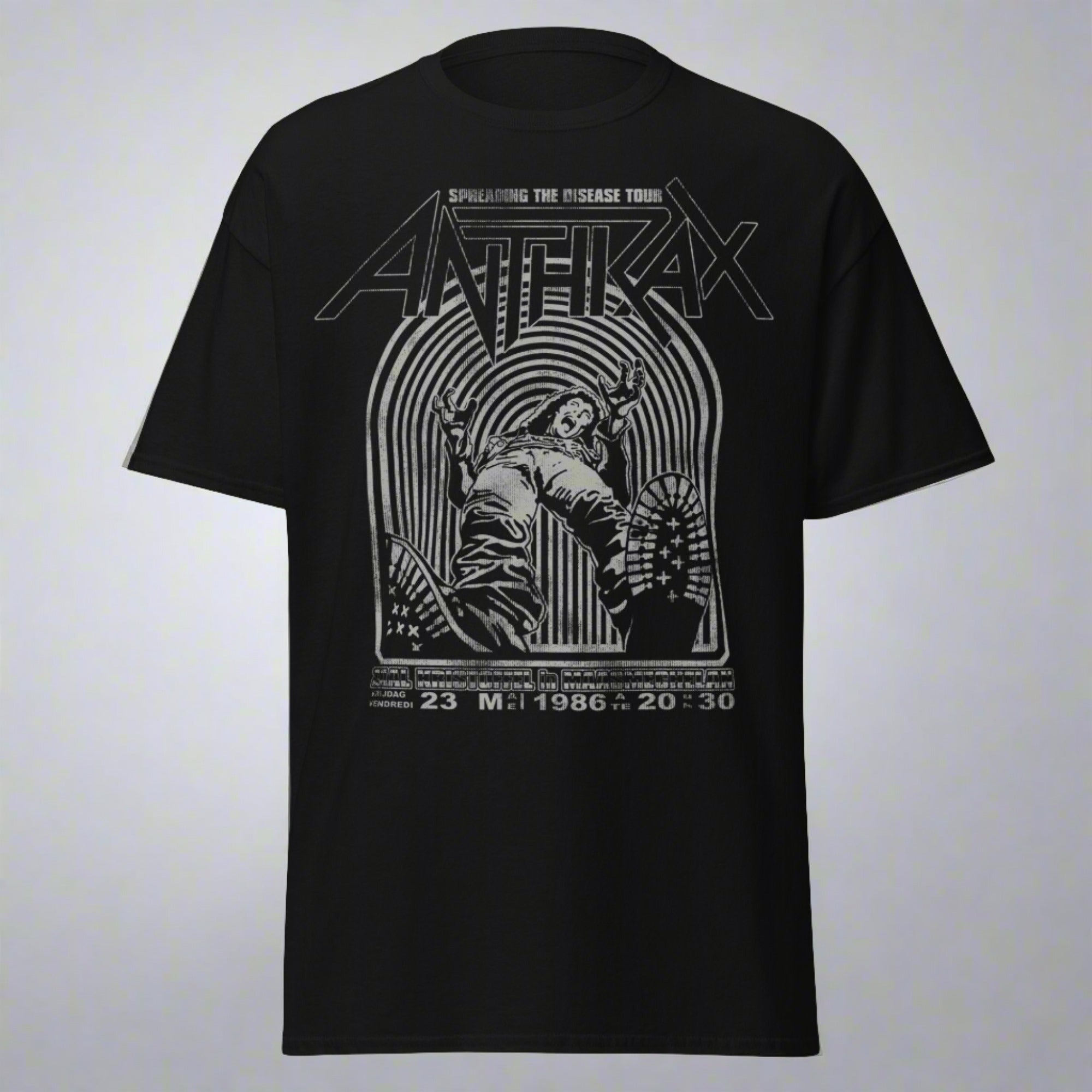 Anthrax  1986 Tour Jumbo Print T Shirt Hoodie, Sweatshirt | CiraTrend.com