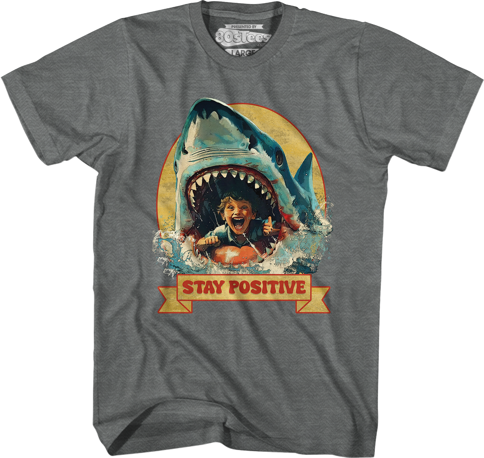 Stay Positive T-Shirt Hoodie, Sweatshirt | CiraTrend.com (Image 4)