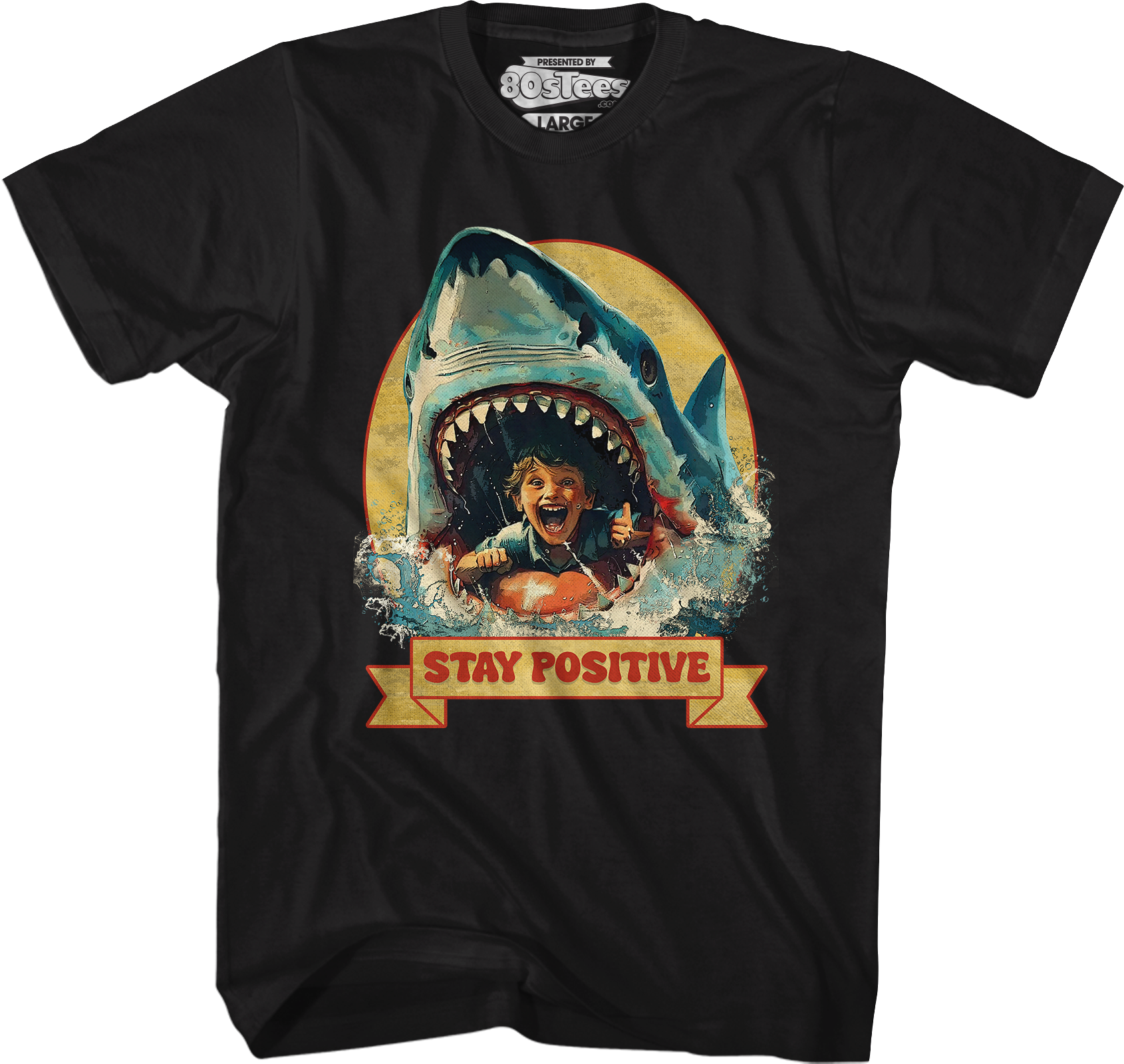 Stay Positive T-Shirt Hoodie, Sweatshirt | CiraTrend.com (Image 1)