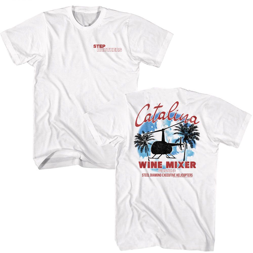 Step Brothers - Catalina Wine Mixer Front Back T-Shirt Hoodie, Sweatshirt | CiraTrend.com