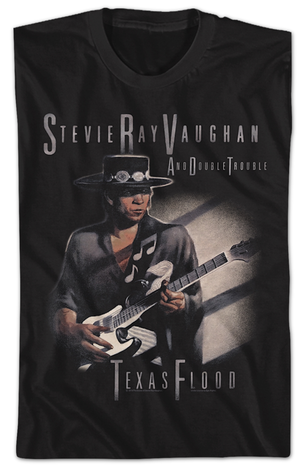Stevie Ray Vaughan and Double Trouble Texas Flood T-Shirt Hoodie, Sweatshirt | CiraTrend.com (Image 2)