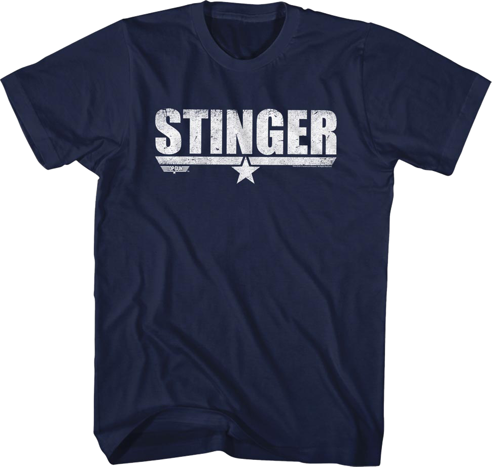 Distressed Stinger Top Gun T-Shirt Hoodie, Sweatshirt | CiraTrend.com (Image 1)