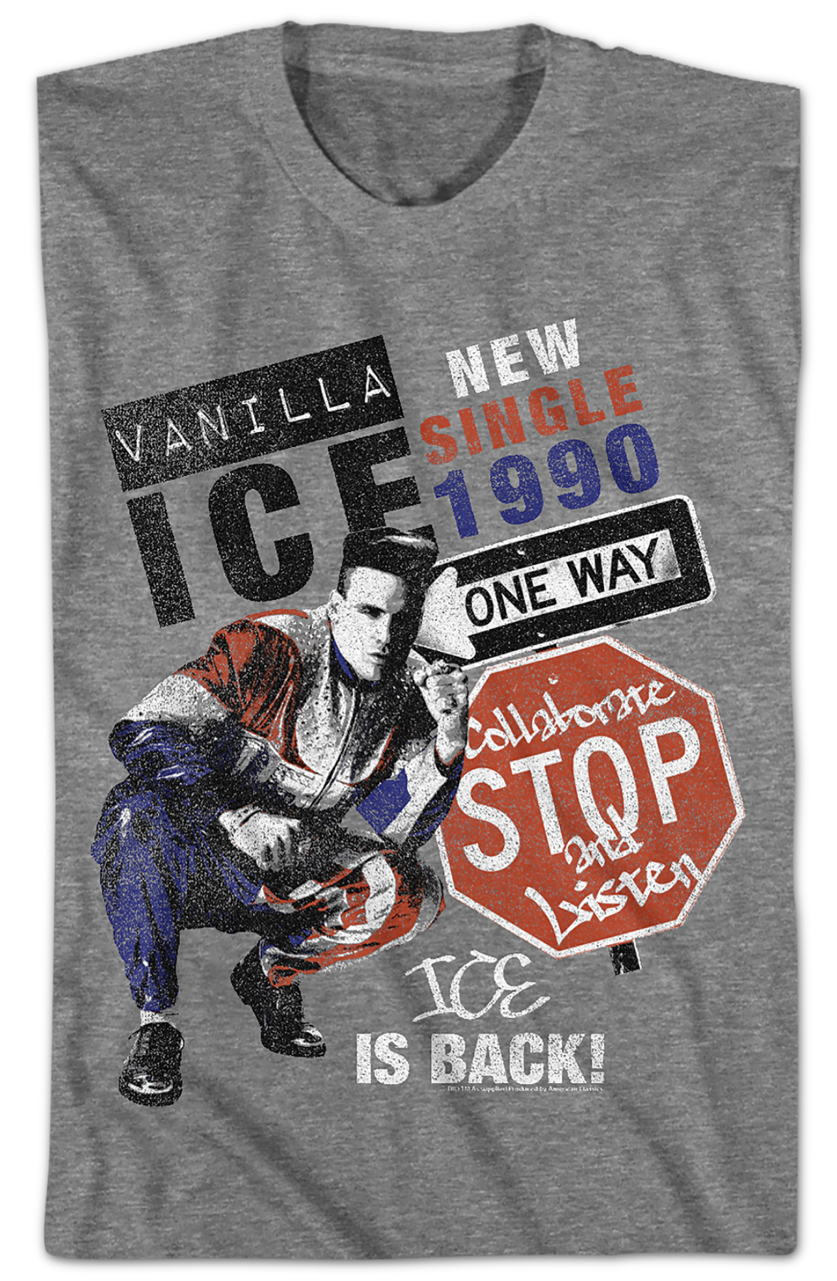Stop Collaborate And Listen Vanilla Ice T-Shirt Hoodie, Sweatshirt | CiraTrend.com (Image 2)