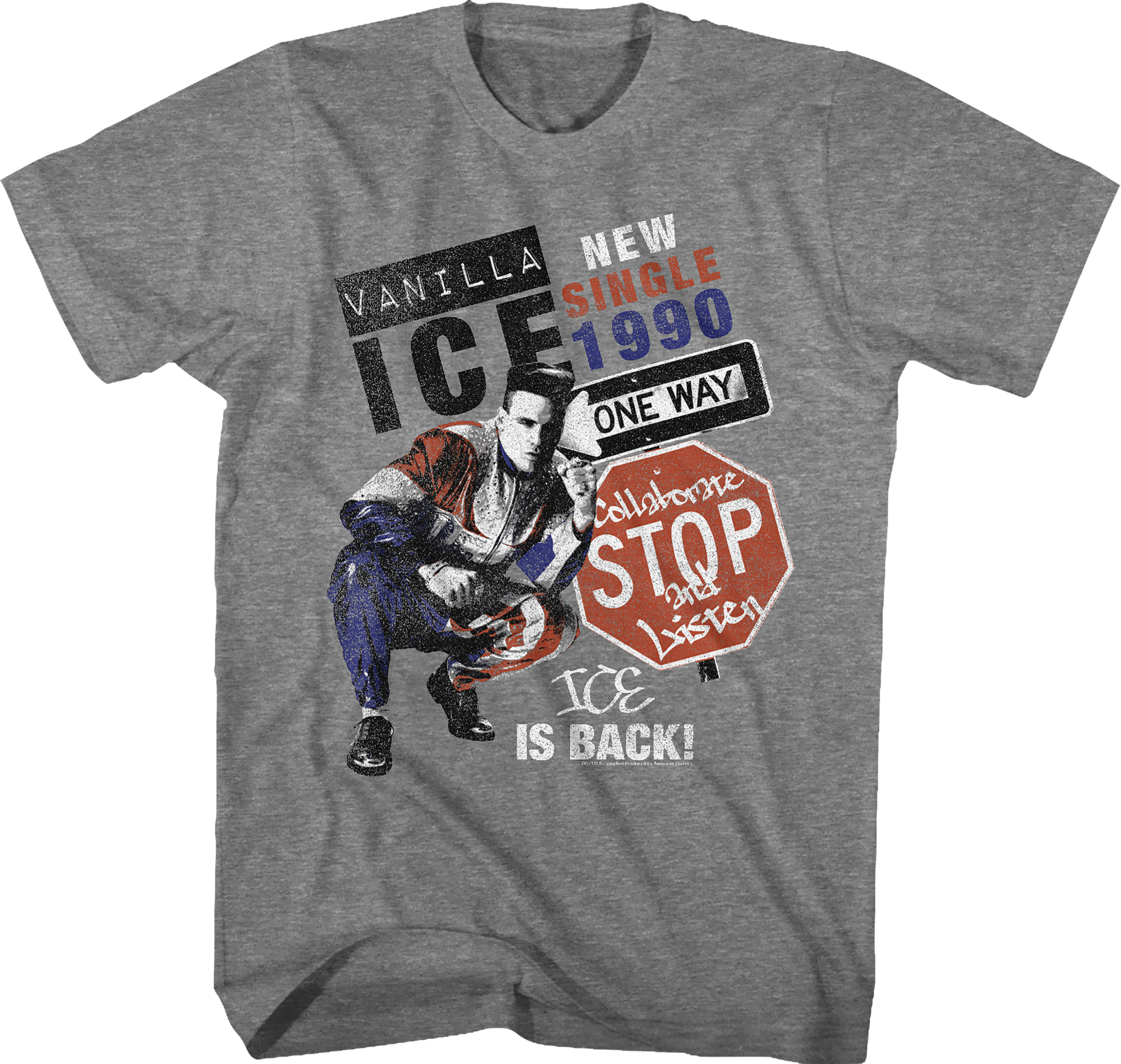 Stop Collaborate And Listen Vanilla Ice T-Shirt Hoodie, Sweatshirt | CiraTrend.com (Image 1)