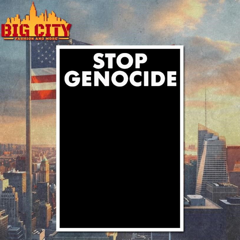 stop genocide shirt