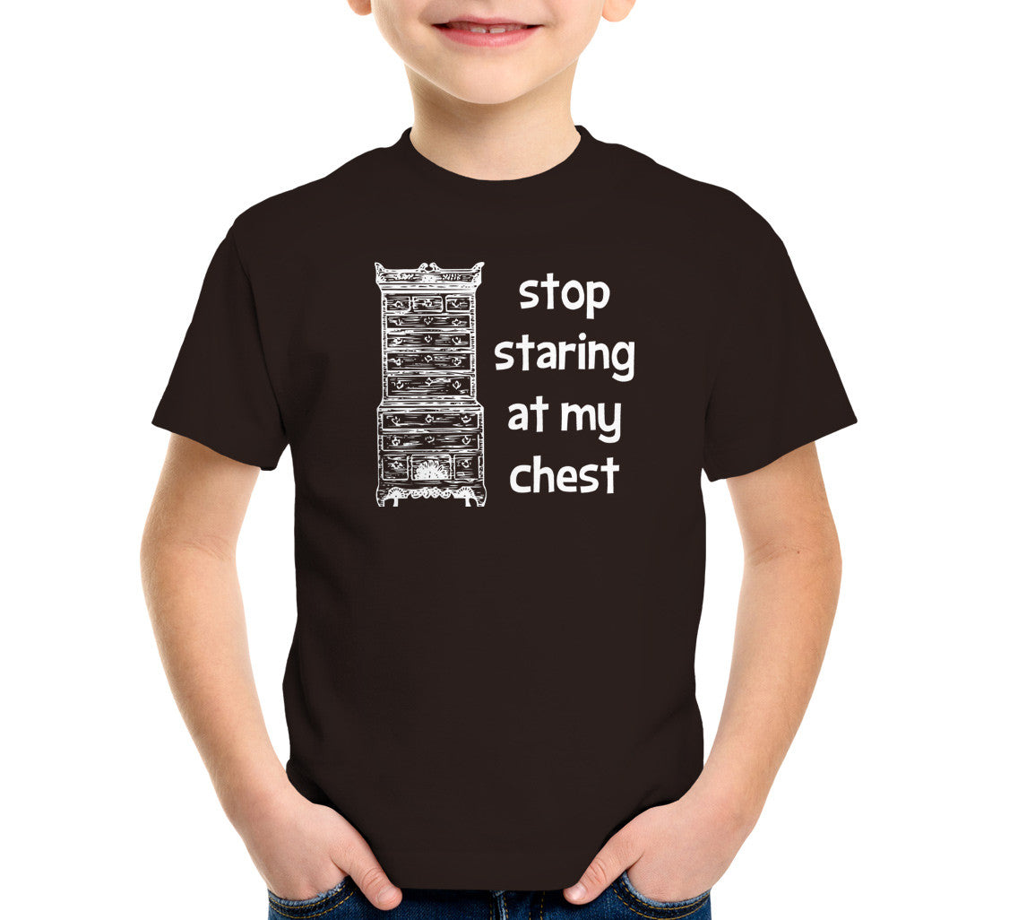 Stop Staring At My Chest T-Shirt Hoodie, Sweatshirt | CiraTrend.com (Image 5)
