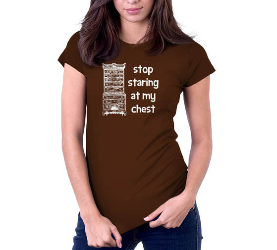 Stop Staring At My Chest T-Shirt Hoodie, Sweatshirt | CiraTrend.com (Image 4)