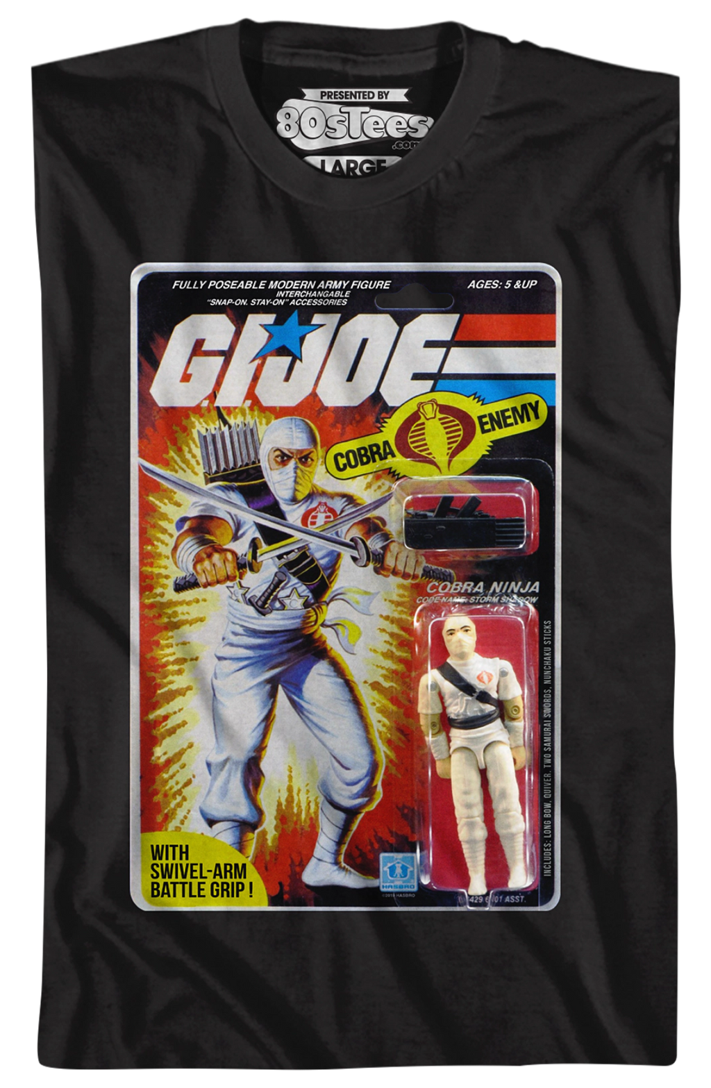 Storm Shadow Figure Box Art GI Joe T-Shirt Hoodie, Sweatshirt | CiraTrend.com (Image 2)