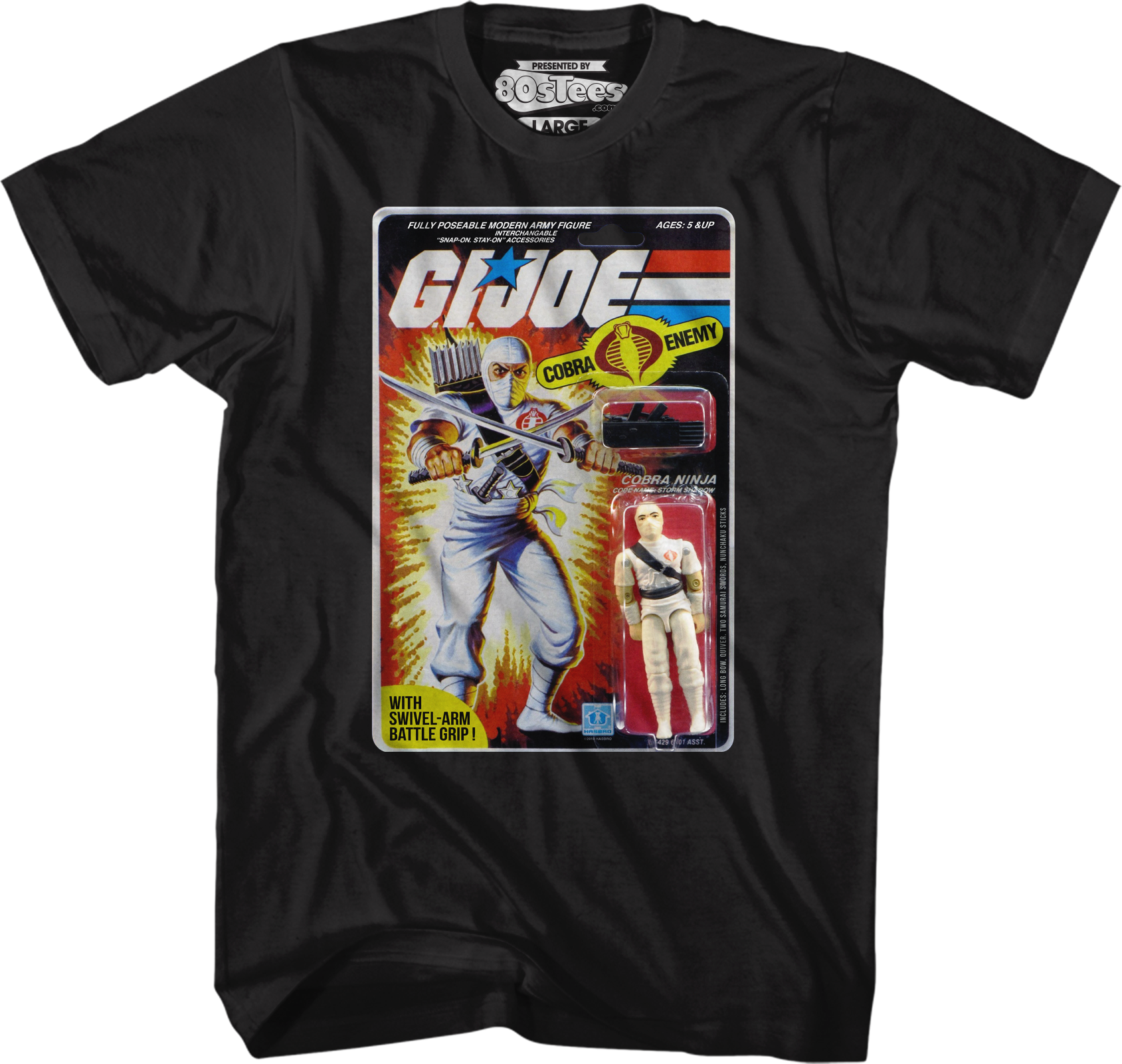 Storm Shadow Figure Box Art GI Joe T-Shirt Hoodie, Sweatshirt | CiraTrend.com (Image 1)
