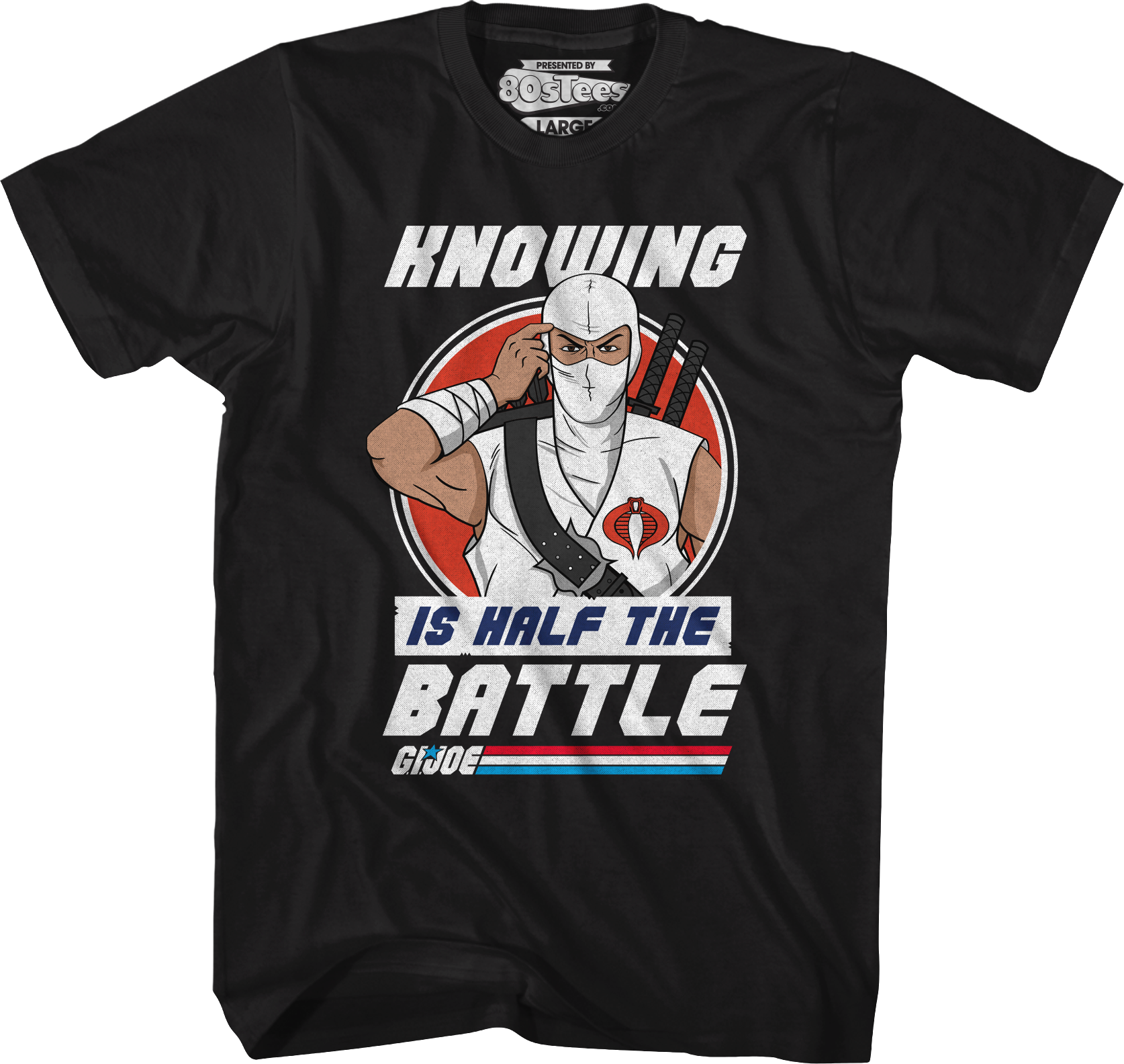 Storm Shadow Knowing Is Half The Battle GI Joe T-Shirt Hoodie, Sweatshirt | CiraTrend.com (Image 1)