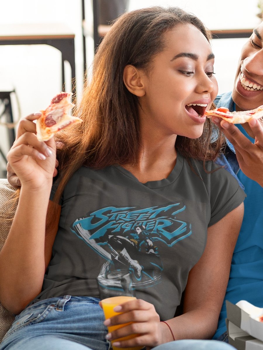 Street Fighter Chun-Li Boyfriend Tee Hoodie, Sweatshirt | CiraTrend.com (Image 1)